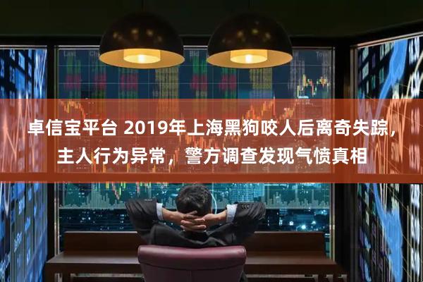 卓信宝平台 2019年上海黑狗咬人后离奇失踪，主人行为异常，警方调查发现气愤真相
